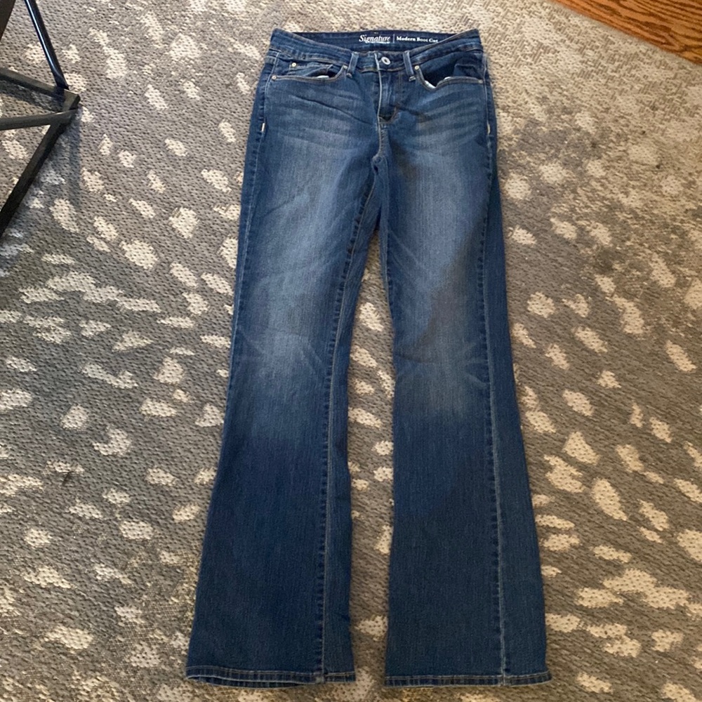 Levi Strauss jeans for women modern boot cut